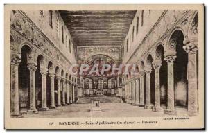 Old Postcard Ravenna Sant'Apollinare Interior