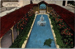 Open Aquarium in Key West FL Vintage Postcard I35