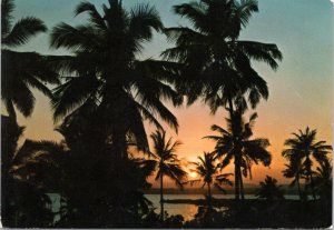 Postcard Africa Kenya Mombasa - Sunset at the Coast