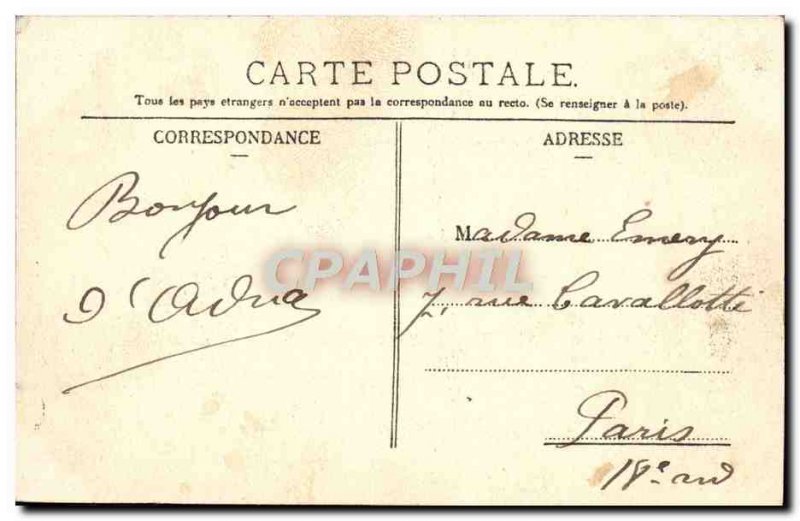 Old Postcard Monte Carlo Casino Entrance