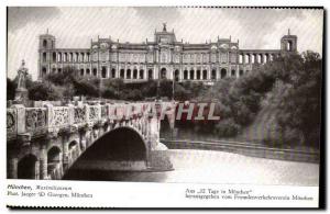 Old Postcard Maximilianeum Munchen
