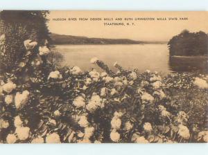 Unused 1920's PARK SCENE Staatsburg New York NY hk9058