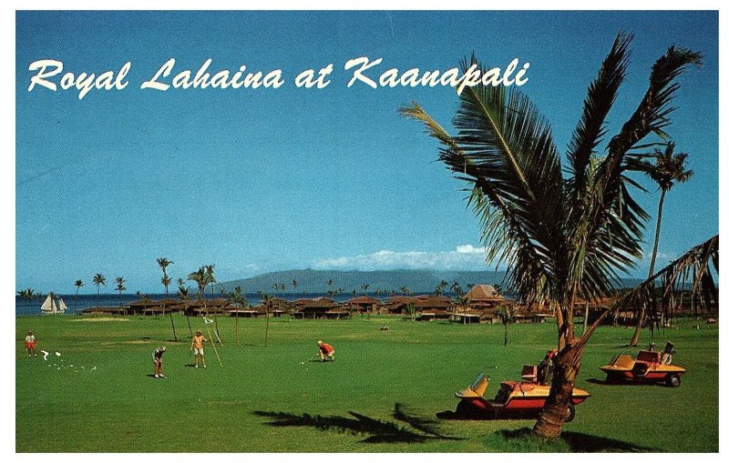 Royal Lahaina Golf Course Kaanapali Maui Hawaii Postcard