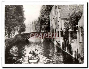 Postcard Modern Groene Rei Brugge Bruges Quai Vert