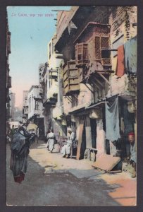 Vintage postcard EGYPT Cairo Arab street