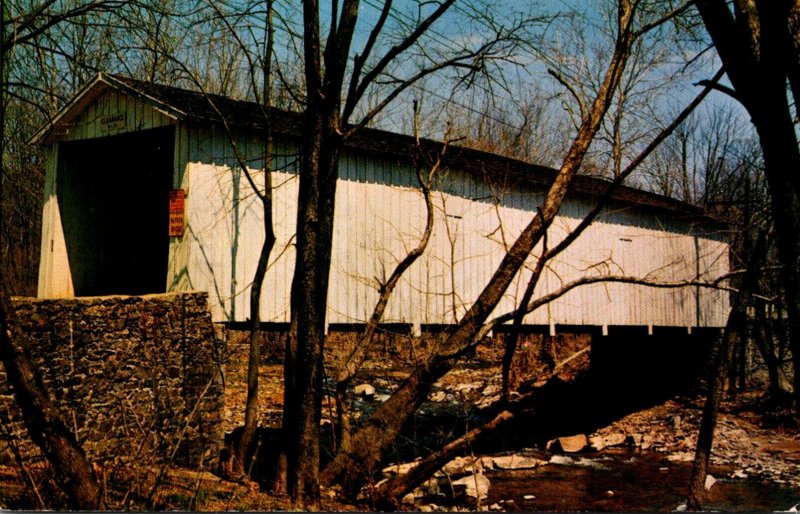 New Jersey Hunterdon County Green Sergeant's Covered Bridge