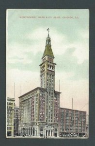 Ca 1908 Post Card Chicago IL Montgomery Ward Famous Department Store