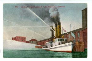 CA - San Francisco. SF Fire Department, Fire Boat David Scannell