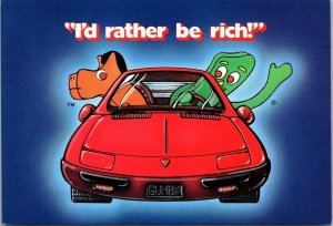 Cartoons Gumby I'd Rather Be Rich By Tom Sheehan & Jan Gosselin