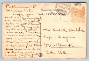 1922  Juarez Monument   Mexico City   Postcard