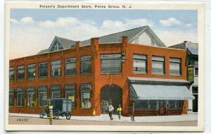 Poland Department Store Penns Grove New Jersey 1920c postcard