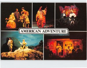 Postcard American Adventure, Epcot Center, Walt Disney World, Bay Lake, Florida
