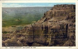 Sheep Mountain - Bad Lands, South Dakota SD Postcard