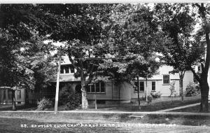 Foxcroft Maine Baptist Church Parsonage Real Photo Antique Postcard K45377