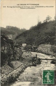 CPA Barrage des Combes sur la Creuse antre Aubusson et Felletin (1144050)