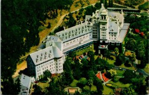 Vtg Berkeley California CA Hotel Claremont Aerial View 1950s Chrome Postcard