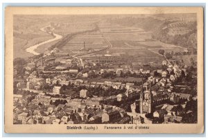 c1910 Diekirch Luxembourg Panorama From Olseau Unposted Antique Postcard