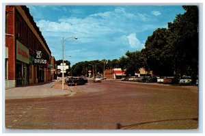 Broken Bow Nebraska NE Postcard Greetings Gateway To The Sandhills Drugs Store