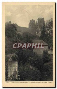 Old Postcard Toul A Postern Remparts The water output Canal Vauban