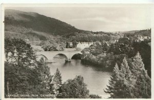 Scotland Postcard - Dunkeld Bridge from Cathedral   ZZ1556