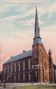 Bellefonte Methodist Church PA USA Vintage WW1 Postcard