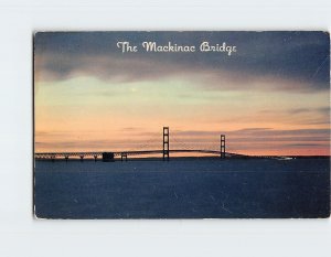 Postcard The Mackinac Bridge, Michigan