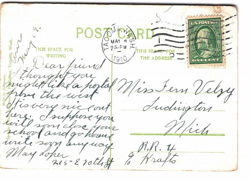 Tacoma WA High School 1910