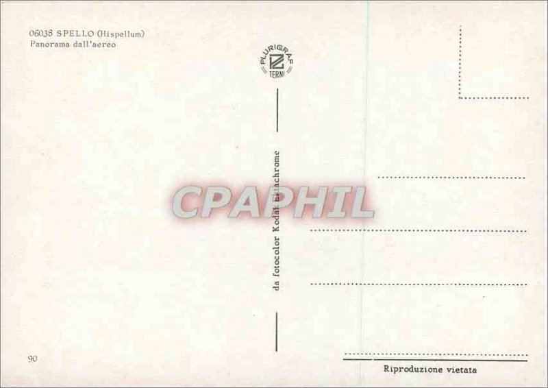 Postcard Modern Spello (Hispellum) Overview