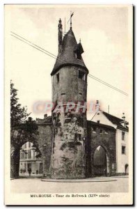 Mulhouse - Bollwerk Tower Old Postcard