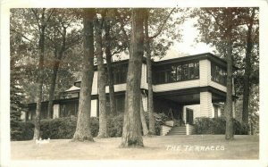 Chicago Illinois The Terraces RPPC Photo Postcard 10017