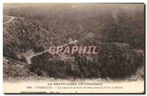 Old Postcard Yssingeaux The alcets of the road in the valley of Fine Ramel