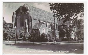 First Presbyterian Church Albert Lea Minnesota 1950 RPPC Real Photo postcard