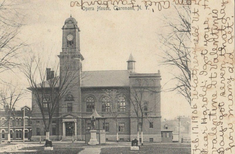 CLAREMONT, New York, 1908; Opera House