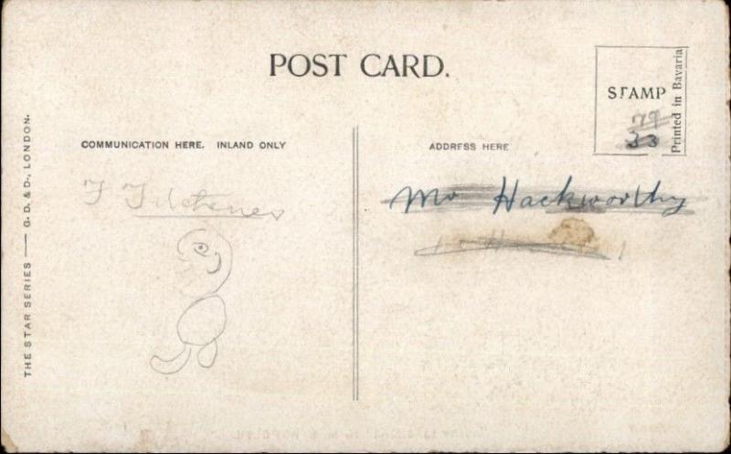 British Navy Lifeboat of HMS H.M.S. Repulse c1910 Postcard