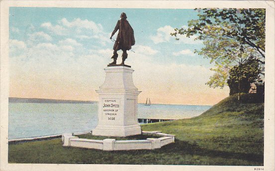 Captain John Smith Monument Jamestown Island Virginia