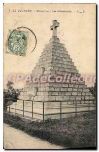 Old Postcard Le Bourget Monument Germans