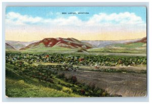Vintage Red Lodge Montana Postcard P96