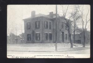 KIRKWOOD OHIO DEACONESS HOME ANTIQUE VINTAGE POSTCARD STEWARTVILLE OH