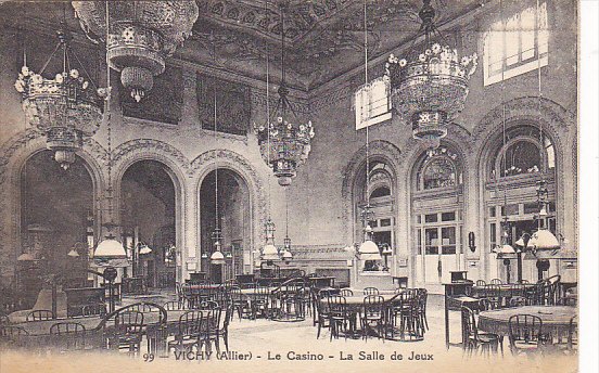 France Vichy Le Casino La Salle de Jeux 1927