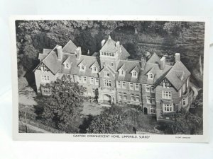 Aerial View Caxton Convalescent Home Limpsfield Surrey Vintage RP Postcard