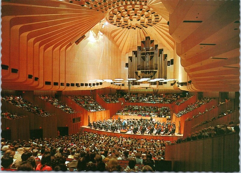 postcard Australia NSW - Sydney Opera House Concert Hall interior during concert