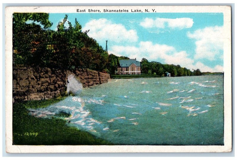 1935 East Shore House Scene Skaneateles Lake New York NY Posted Vintage Postcard