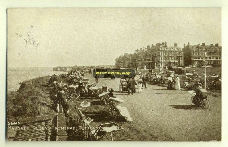 tp2818 - Queens Promenade , Cliftonville , Kent - postcard 