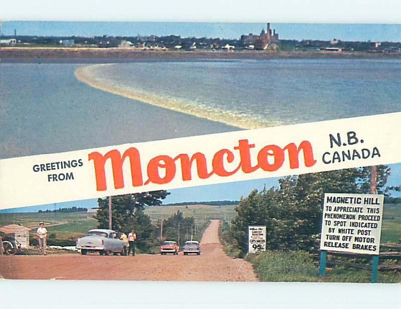 Pre-1980 TOWN VIEW SCENE Moncton New Brunswick NB p9570