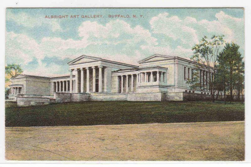 Albright Art Gallery Buffalo New York 1910c postcard
