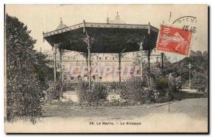 Old Postcard The Havre Kiosk