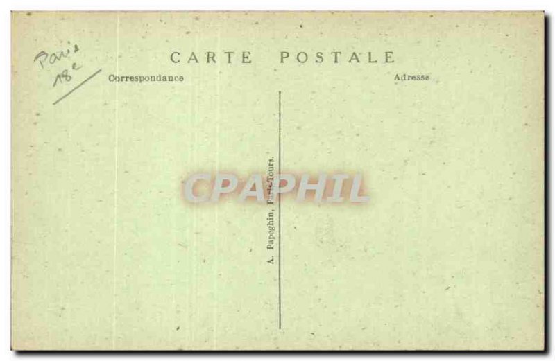 Old Postcard Paris Sacre Coeur in Montmartre