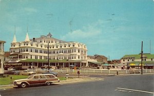 Colonial Hotel and Pool Beach Drive in Cape May, New Jersey