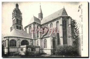 Old Postcard L Isle Adam Apse and church