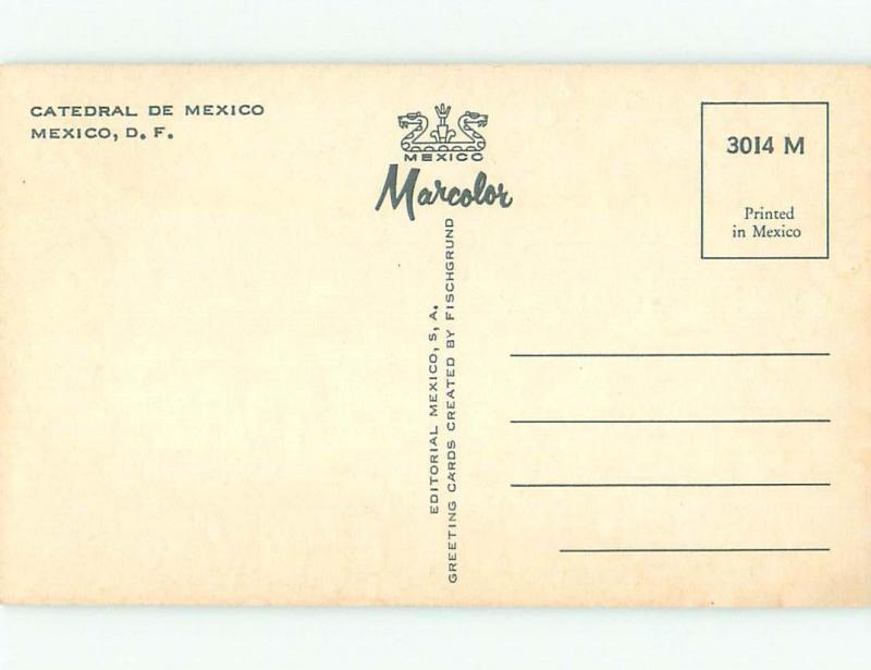 Pre-1980 NICE VIEW Mexico City Mexico i4056